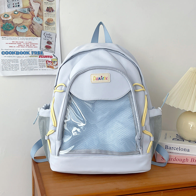 Cartoon Snacks Simple Two-dimensional Grain Lightweight Junior Bags