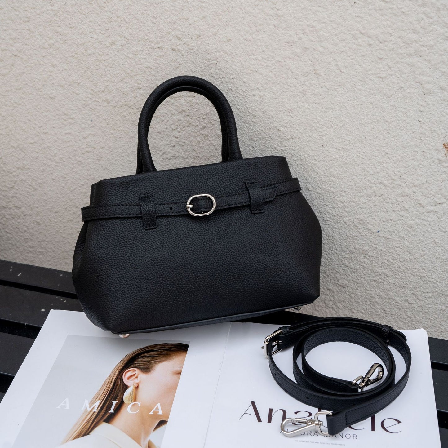 Women's First Layer Leather Large Capacity Nice Zipper Women's Shoulder Bag
