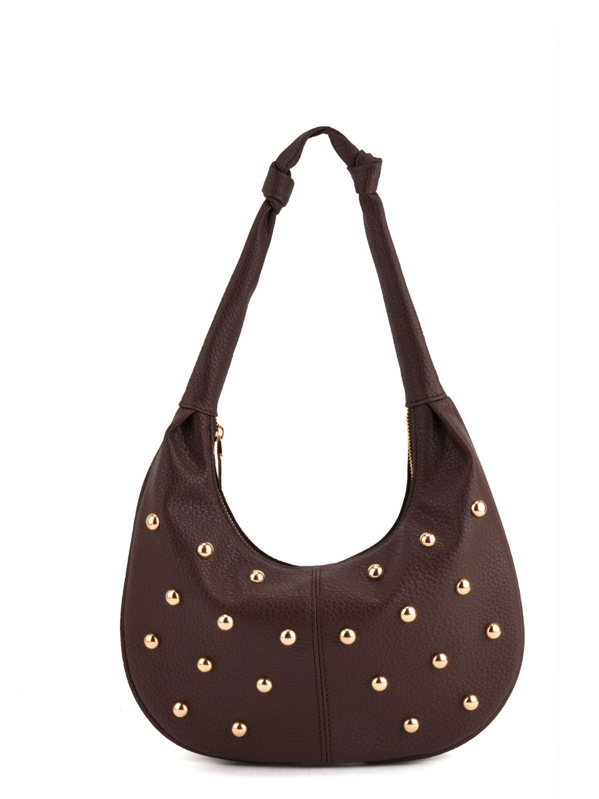 Women's Simple Metal Sense Large Capacity Personality Rivets Women's Shoulder Bag