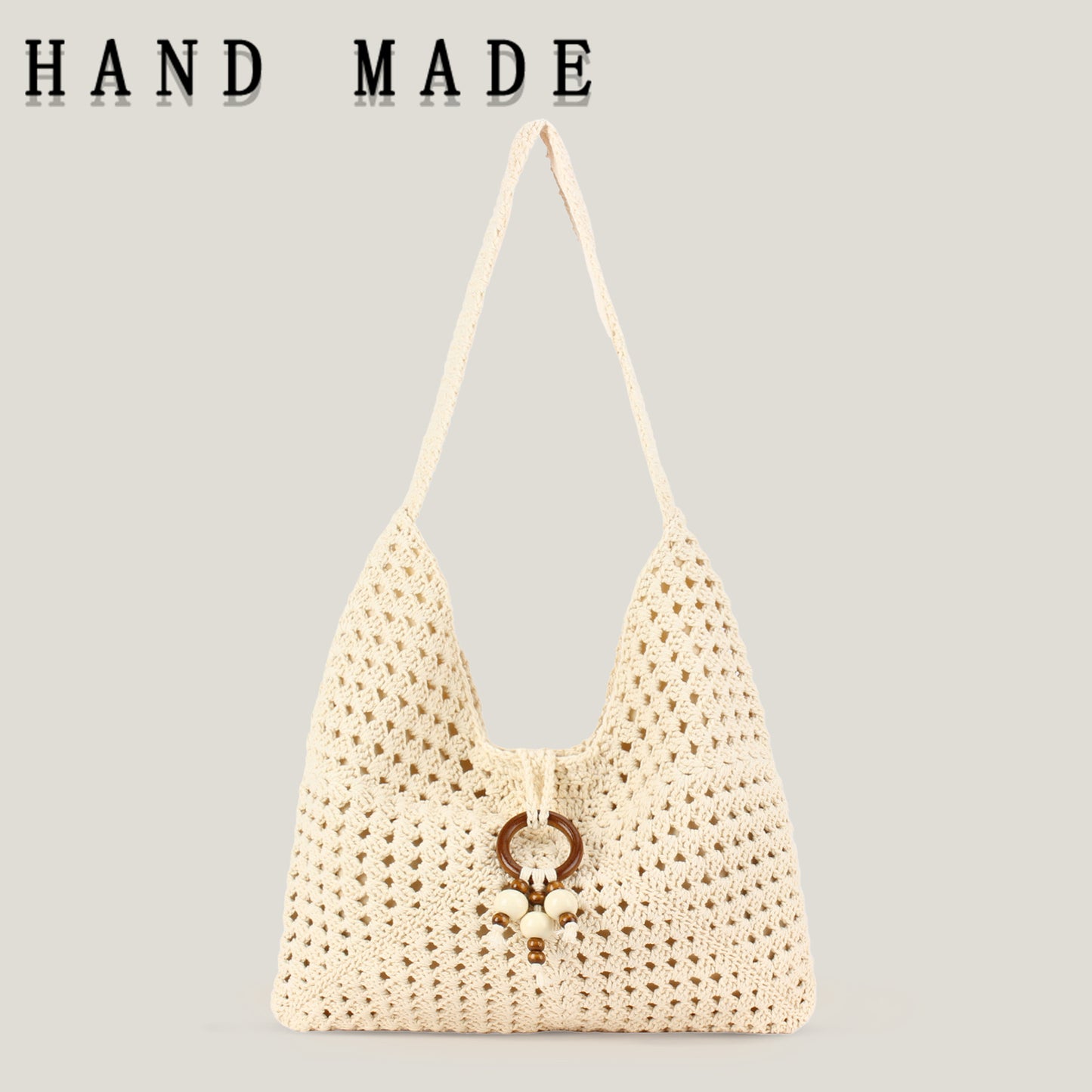 Women's Hand-woven Hollowed Leisure Commuting Seaside Vacation Minority Women's Shoulder Bag