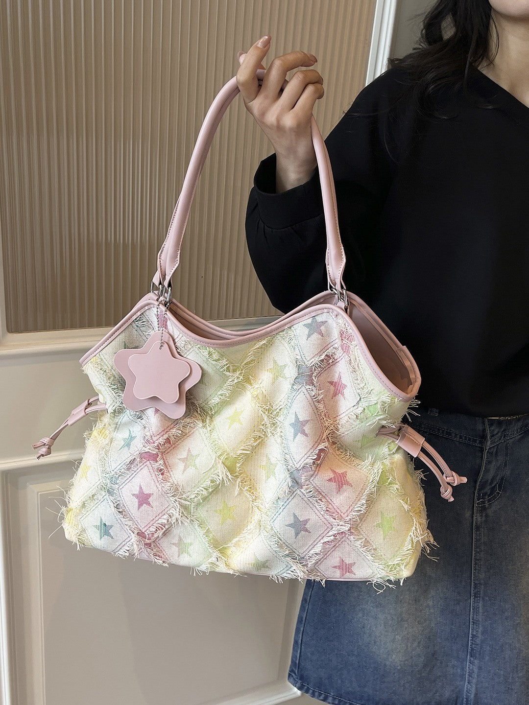 Women's High-grade Fabric Underarm Large Capacity Commuter Shoulder Bags