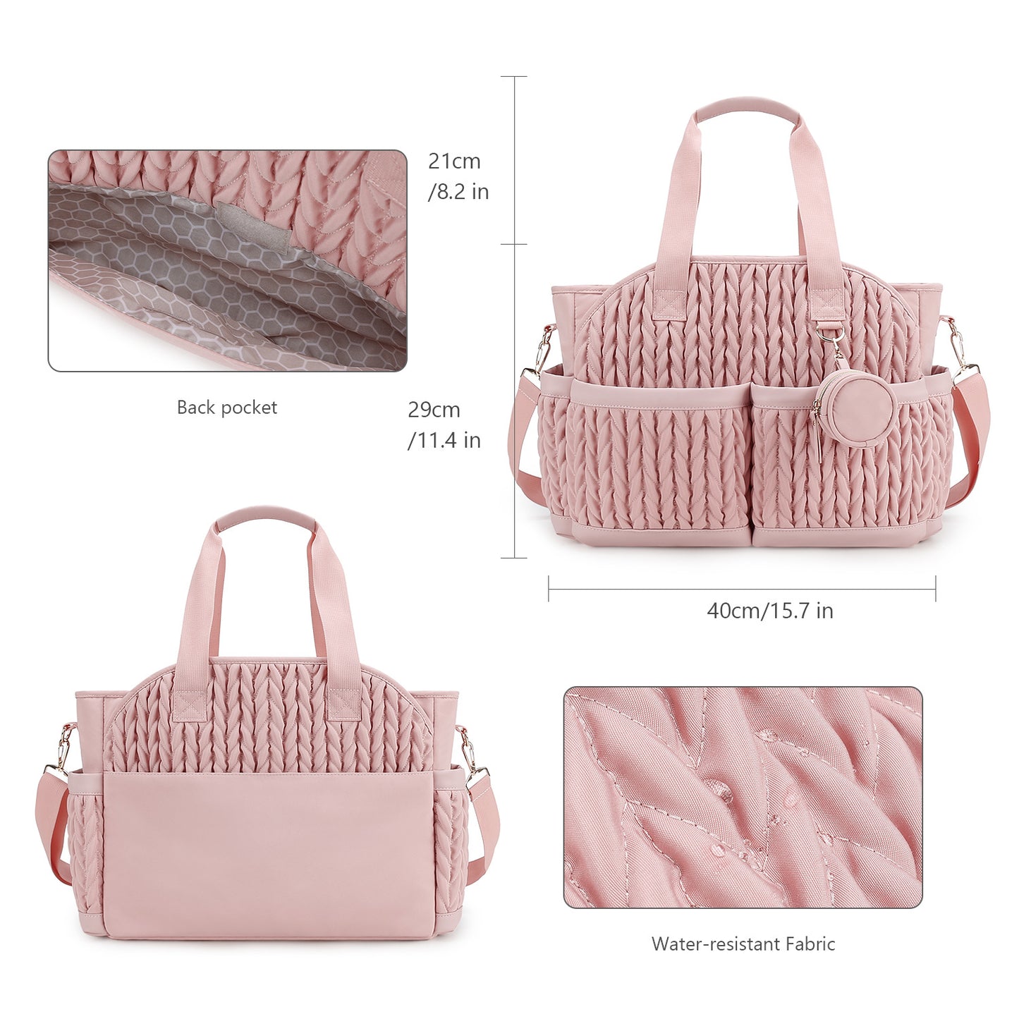 Portable Storage Waterproof Fabric Insulation Mother Bags