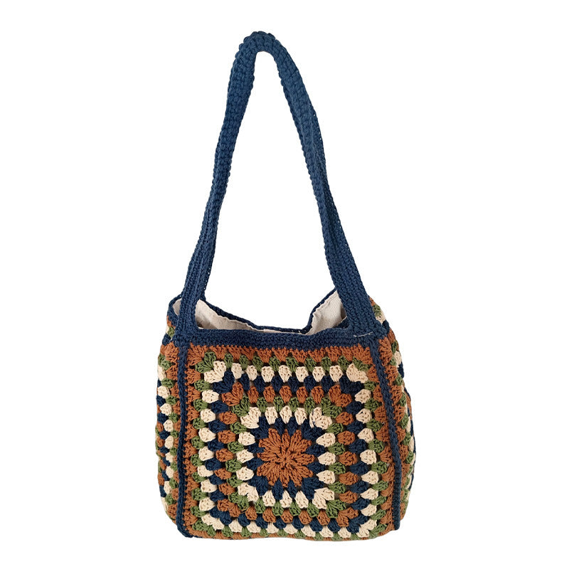 Retro Advanced Design Commuter Handmade Weave Women's Shoulder Bag
