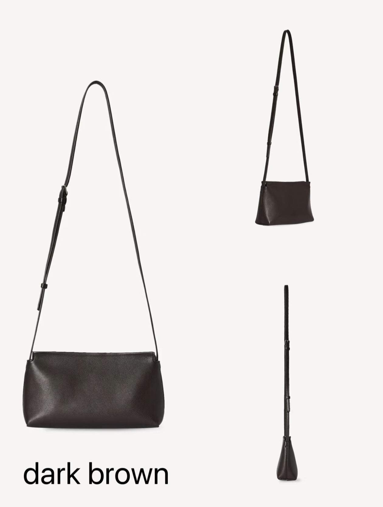 Italy Calf Skin Minimalist Niche Soft Leather Fashion Women's Messenger Bag