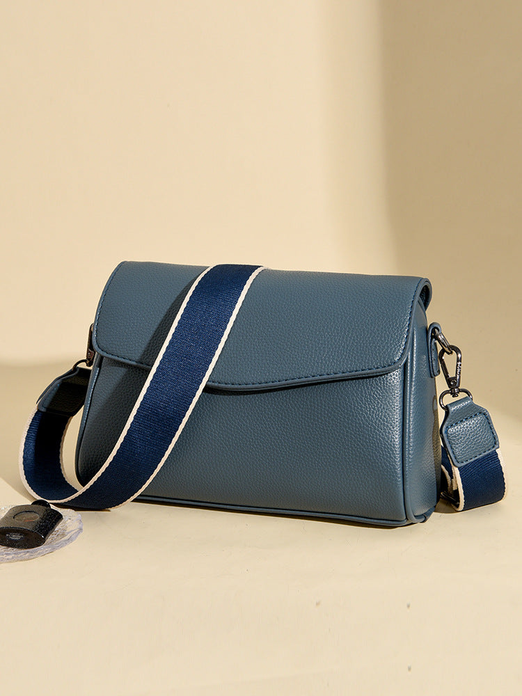 Women's First Layer Cowhide Simple Soft Leather Women's Shoulder Bag