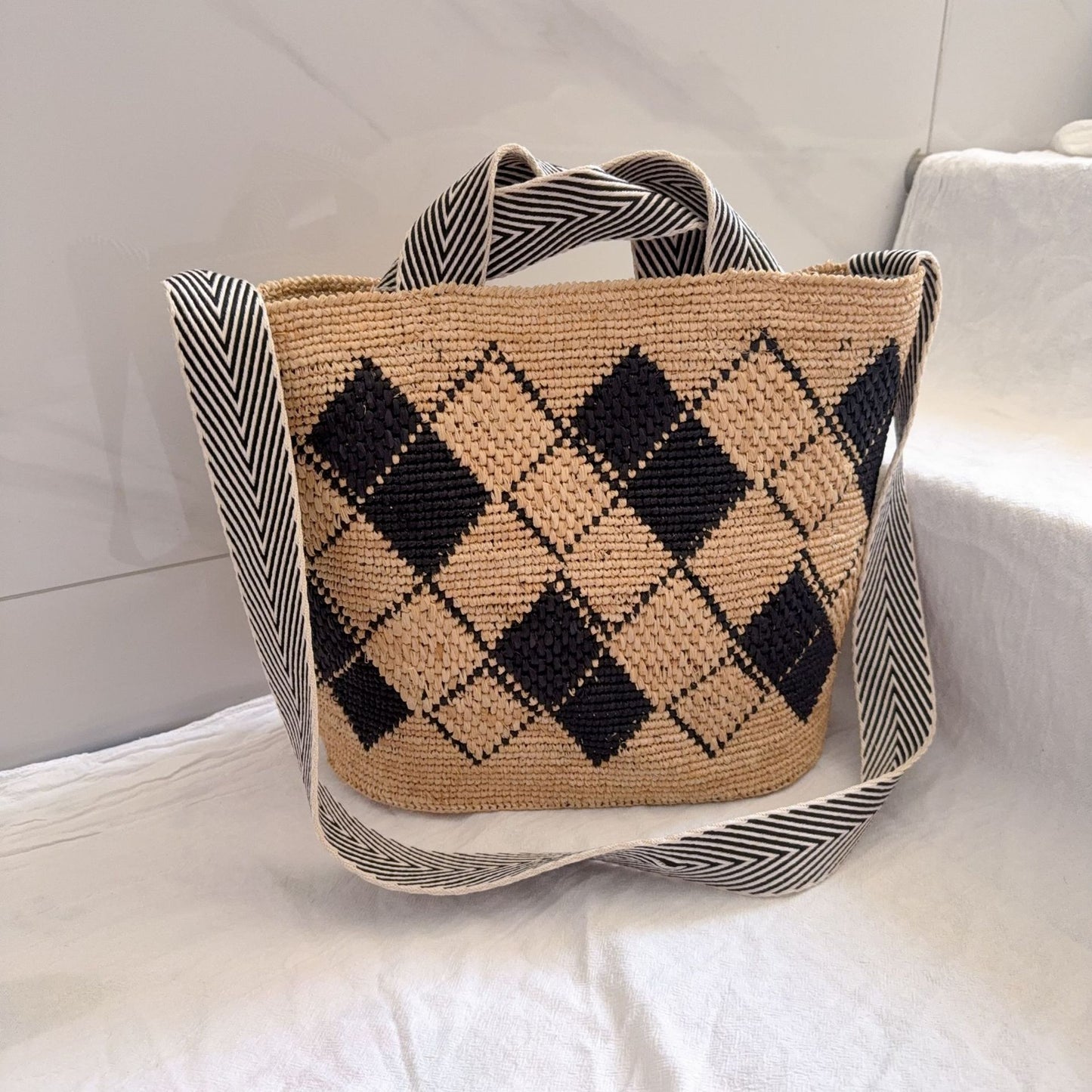 Women's Raffia Premium Woven Summer Seaside Vacation Women's Messenger Bag