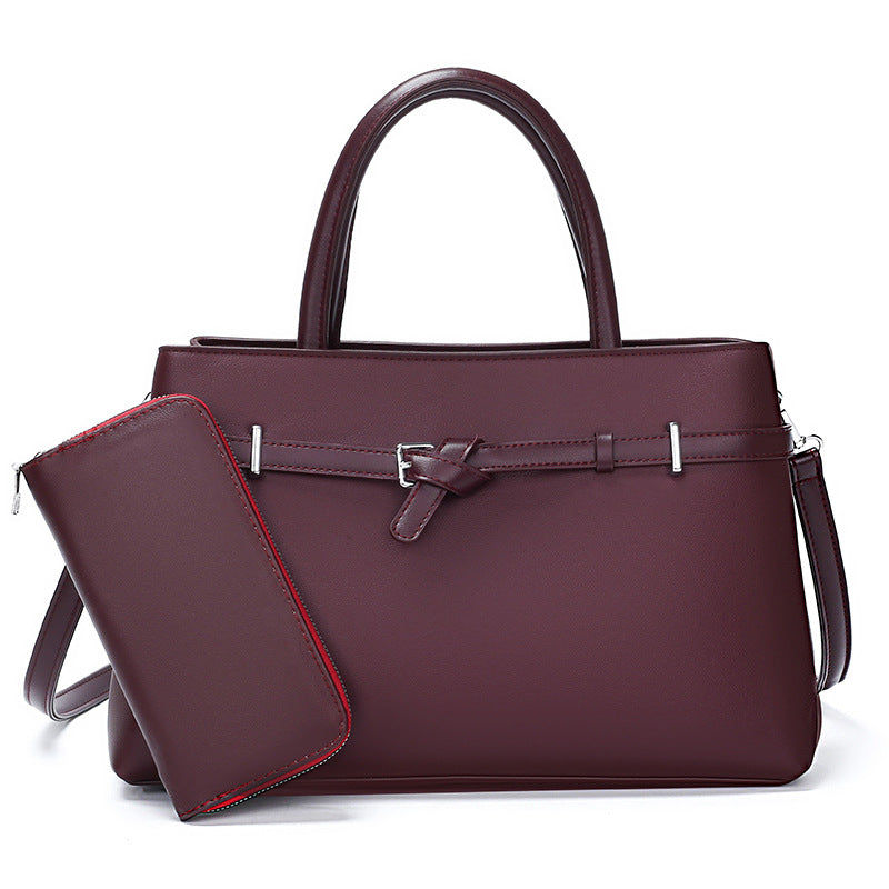 Women's Retro Soft Leather Underarm Simple Textured Winter Bags