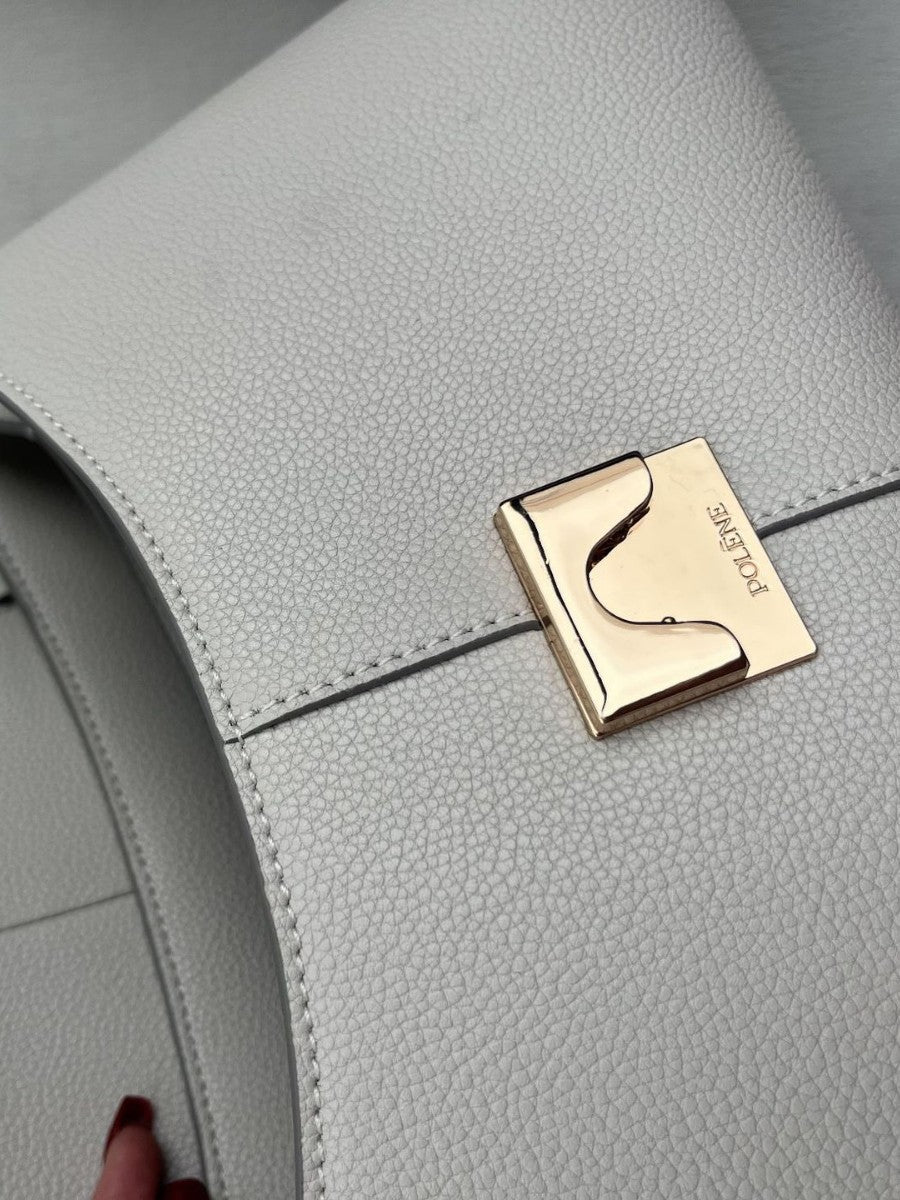 Women's Upgraded French Niche Smile Chaise Leather Women's Handbag