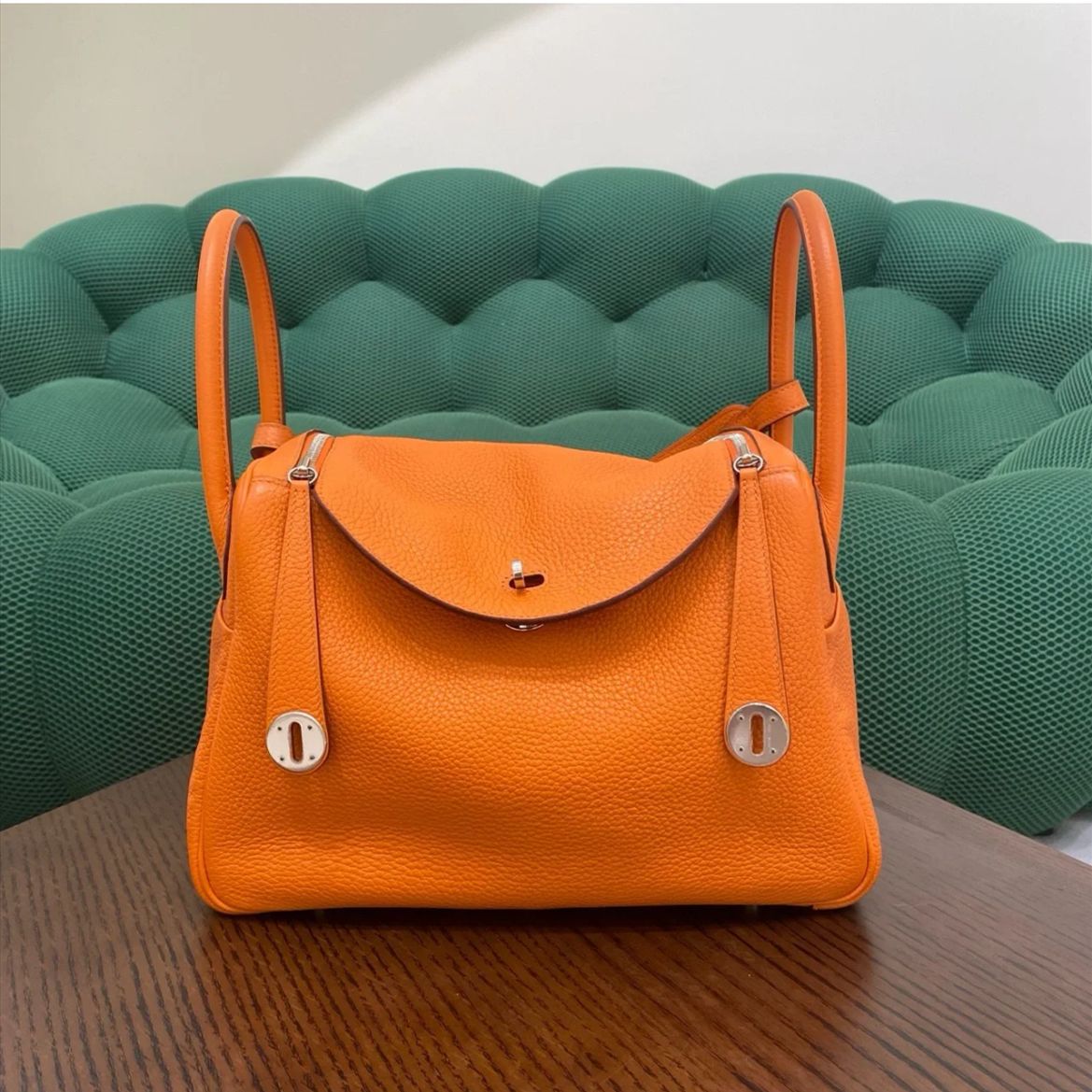 Women's First Layer Doctor Lychee Pattern Lindy Women's Shoulder Bag