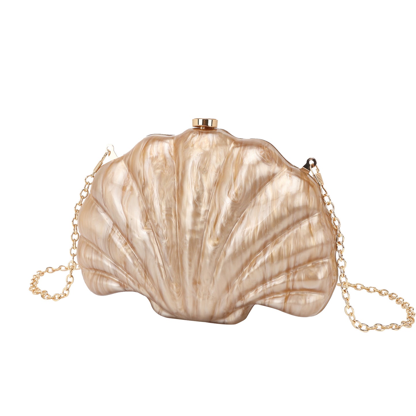 Women's Shell Natural Personality Dinner Chain For Bags