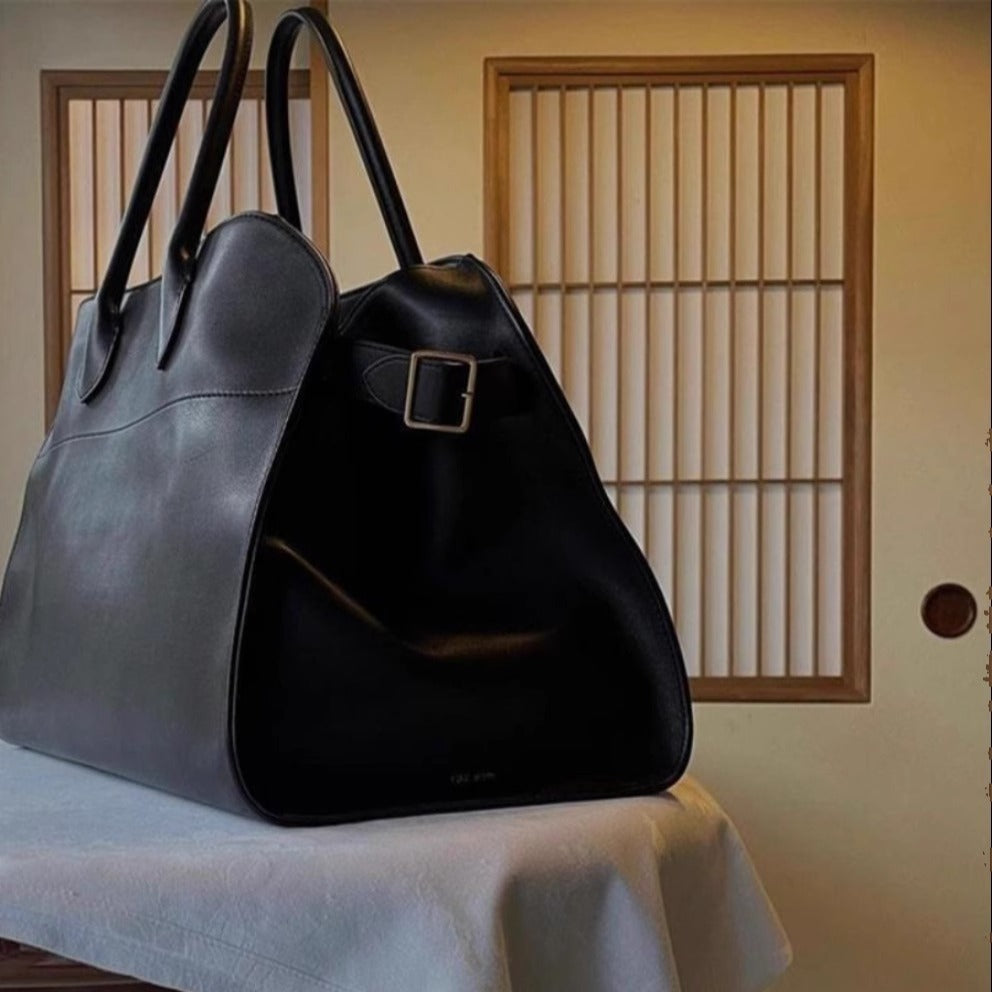 Women's First Layer Cowhide Leather Large Capacity Women's Handbag