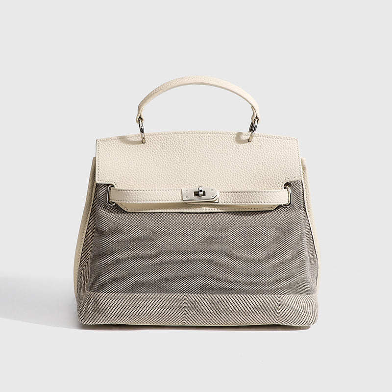 Women's Kelly Soft Leather Large Capacity Canvas Women's Messenger Bag