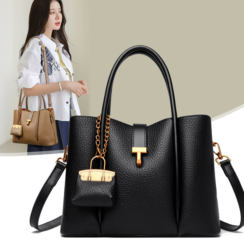 Women's Fashionable Temperamental High-grade Large Capacity Women's Handbag