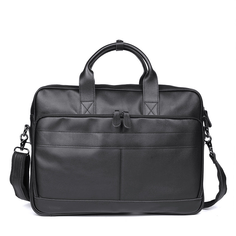 Men's Business Computer Large Capacity Practical Genuine Leather High Men's Tote