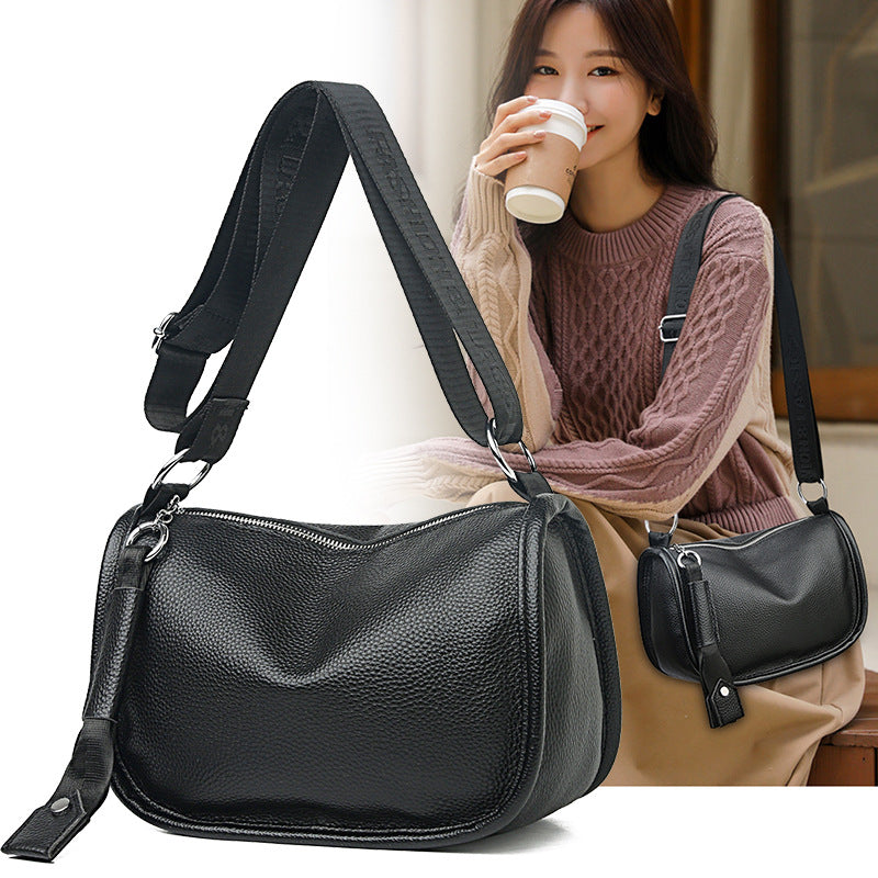 Women's First Layer Fashion Simple Advanced Texture Shoulder Bags