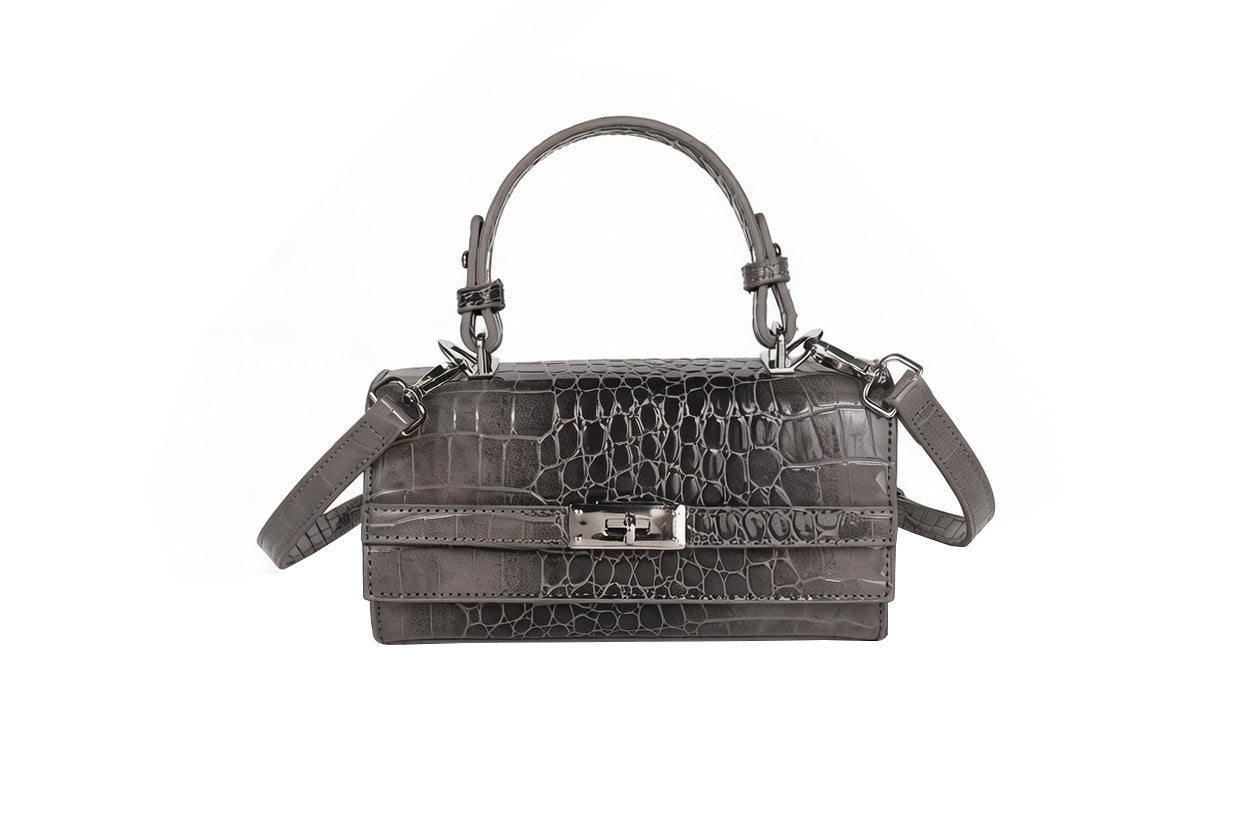 Niche High-grade Fashion Portable Kelly Female Crocodile Bags