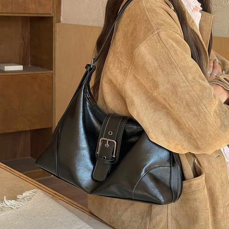 Women's High-grade Light Luxury Minority Fashion Korean Large Capacity Commuter Bags