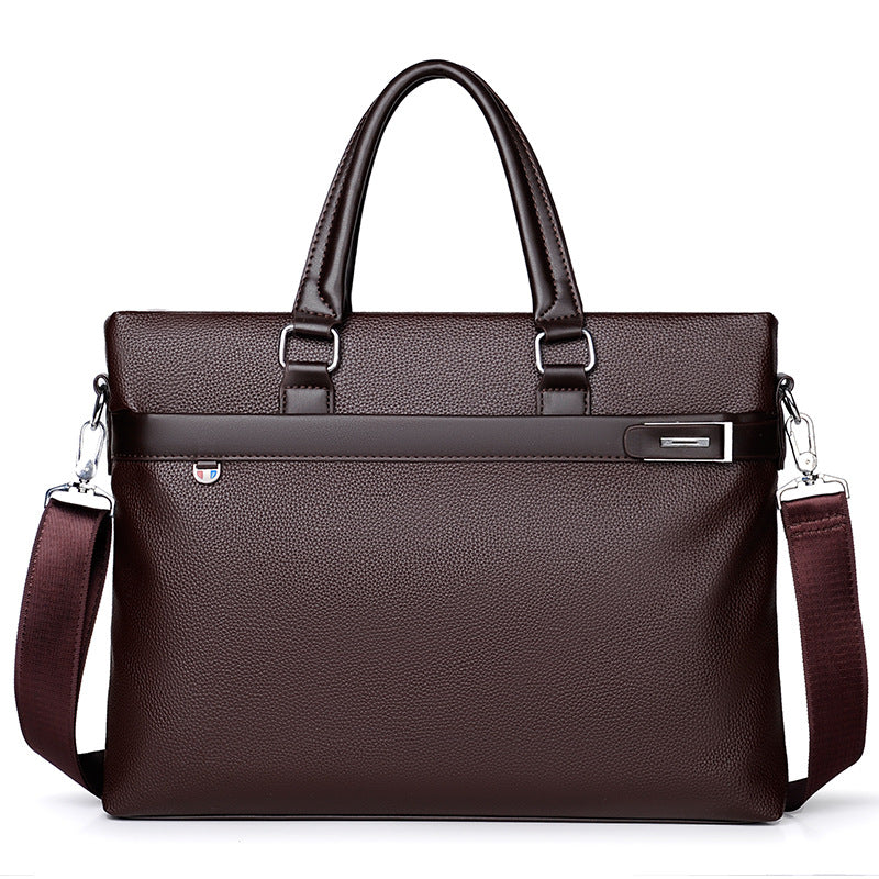 Men's Business Soft Leather Computer Portable For Men's Handbags