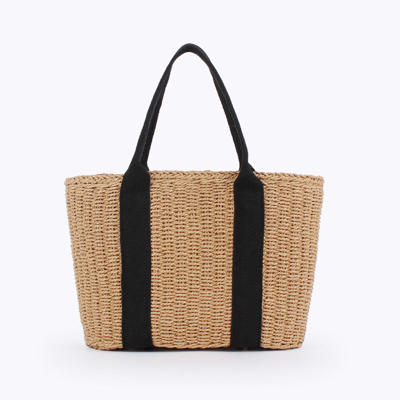 Simple Woven Large Capacity Seaside Vacation Women's Handbag