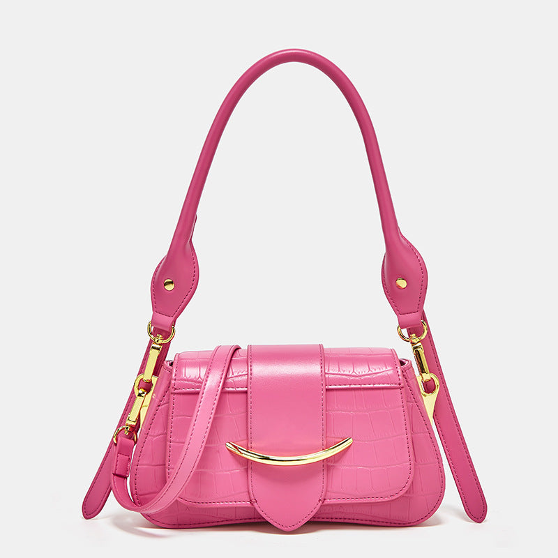 Women's Simple Niche Design Fashion Underarm Crocodile Women's Shoulder Bag