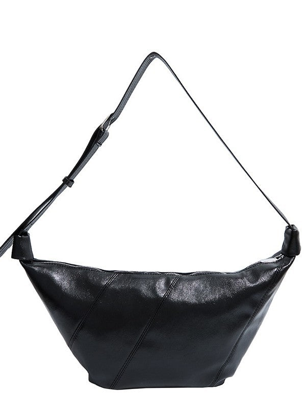 Women's Idle Style Soft Leather Oil Wax Dumpling Retro Large Capacity Women's Messenger Bag