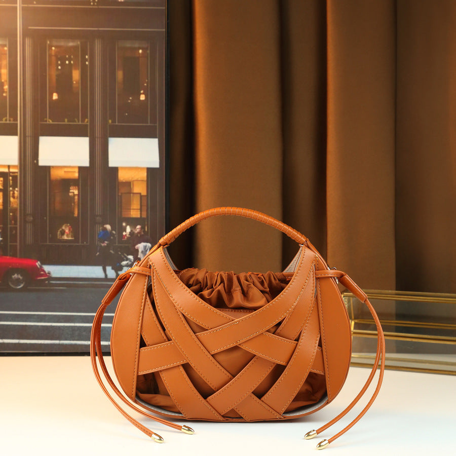 Women's Fashion Creative Design High Texture Vegetable Basket Women's Handbag