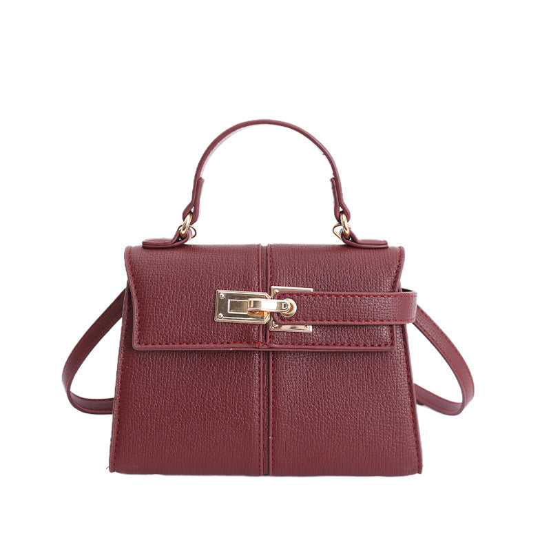 Portable Classic Kelly Advanced Texture Minority Small Square Bag