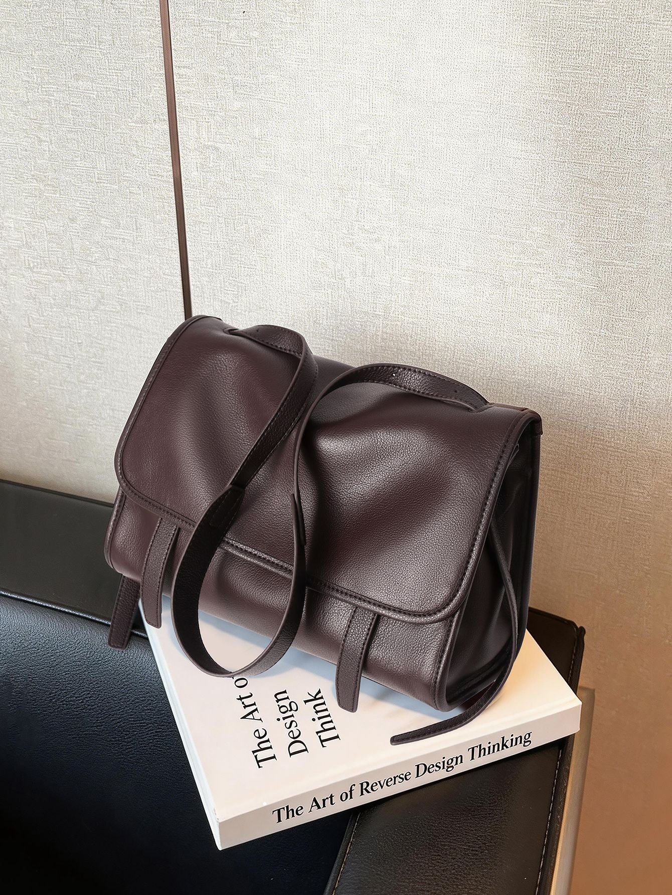 Trendy Calf Leather Vintage For Genuine Women's Shoulder Bag