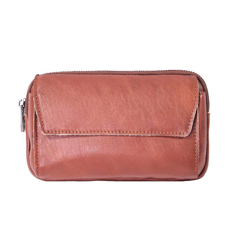 Men's Genuine Leather Retro Handmade First Layer Coin Purses