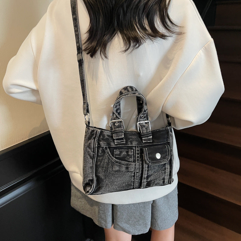 Women's Design Denim Simple Korean Style Summer Bags