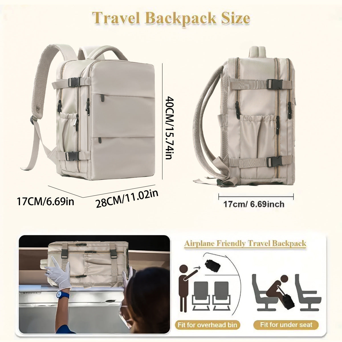 Large Capacity Wet Dry Classification Waterproof High Sense Leisure Backpack