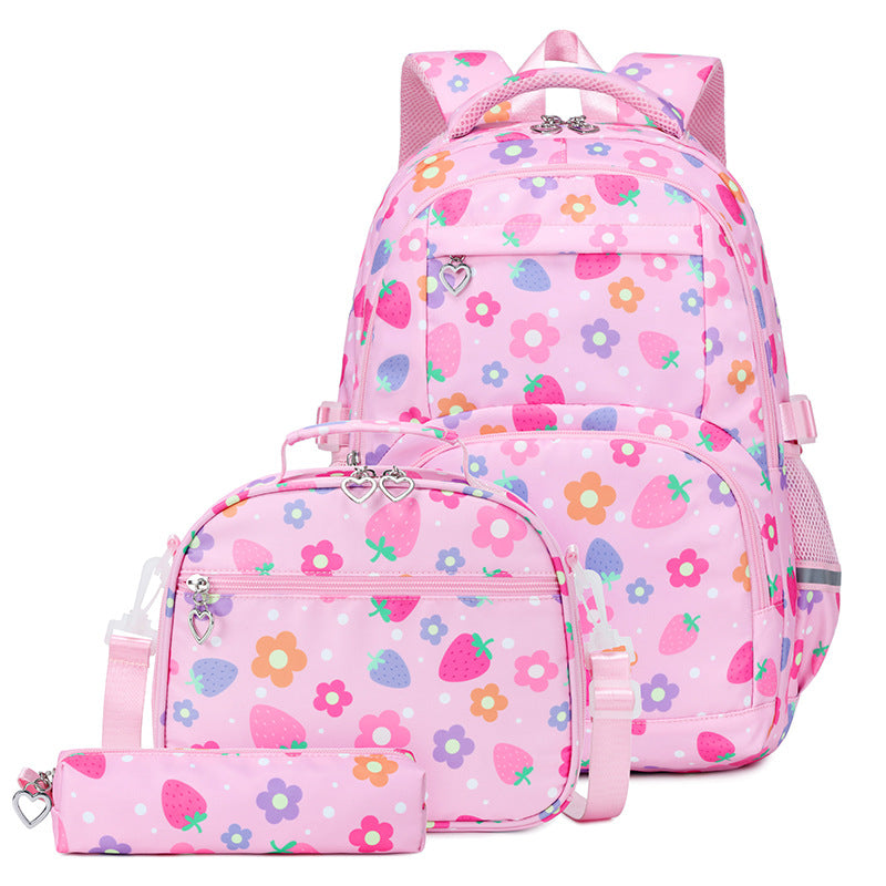 Primary Three To Six Levels Large Capacity College Student Schoolbag