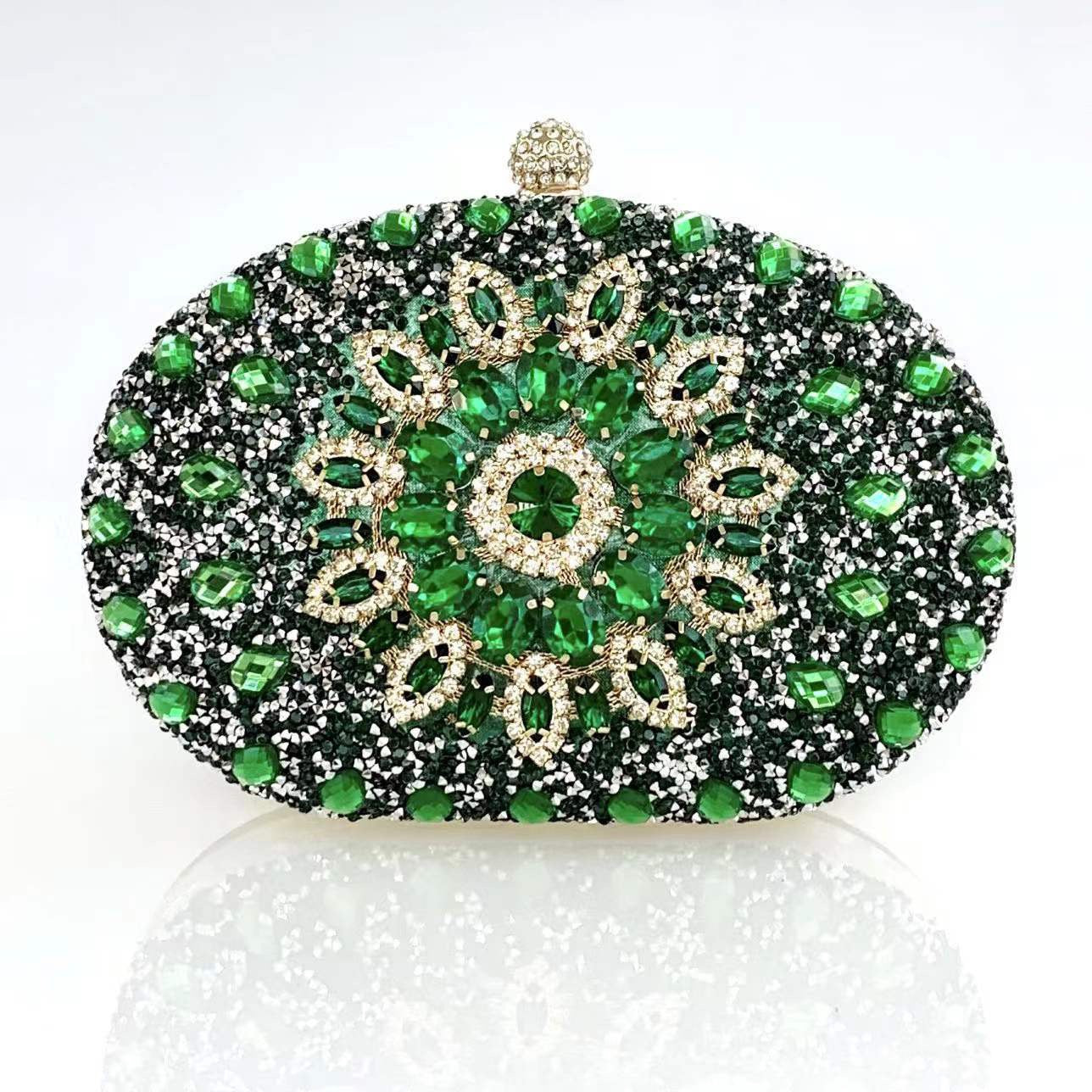 Classy Sunflower Banquet Clutch Dress Diamond Handbags