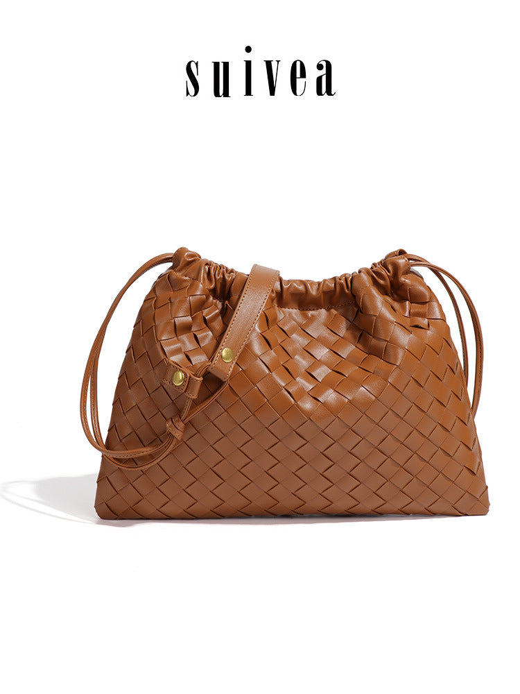 Woven Pleated Garbage Minimalist Lazy Cloud Advanced Feeling Bags
