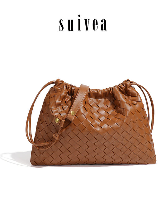 Woven Pleated Garbage Minimalist Lazy Cloud Advanced Feeling Bags