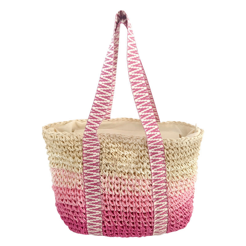 Women's Simple Beach Vacation Fashion Portable Large Bags