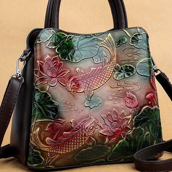 Women's Mother Rich Advanced Texture Ethnic Elegant Women's Messenger Bag