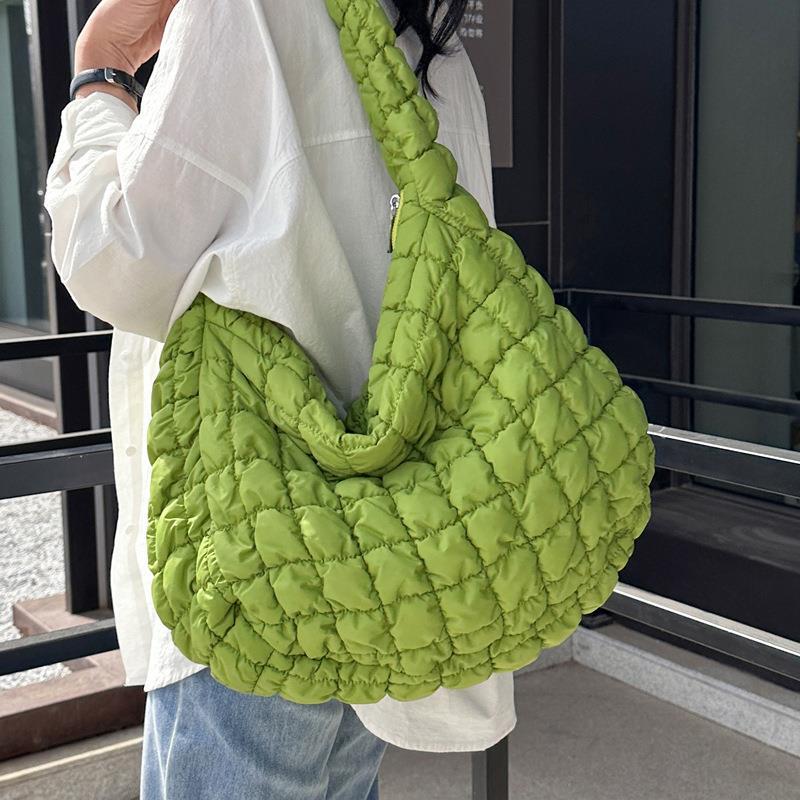 Women's Portable Dumpling Large Capacity Down Cotton Women's Shoulder Bag