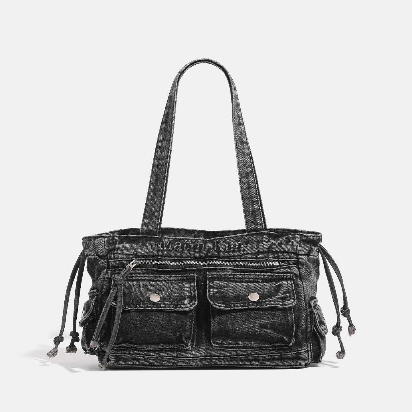 Denim Korean Style Large Capacity Totes Commute Women's Shoulder Bag