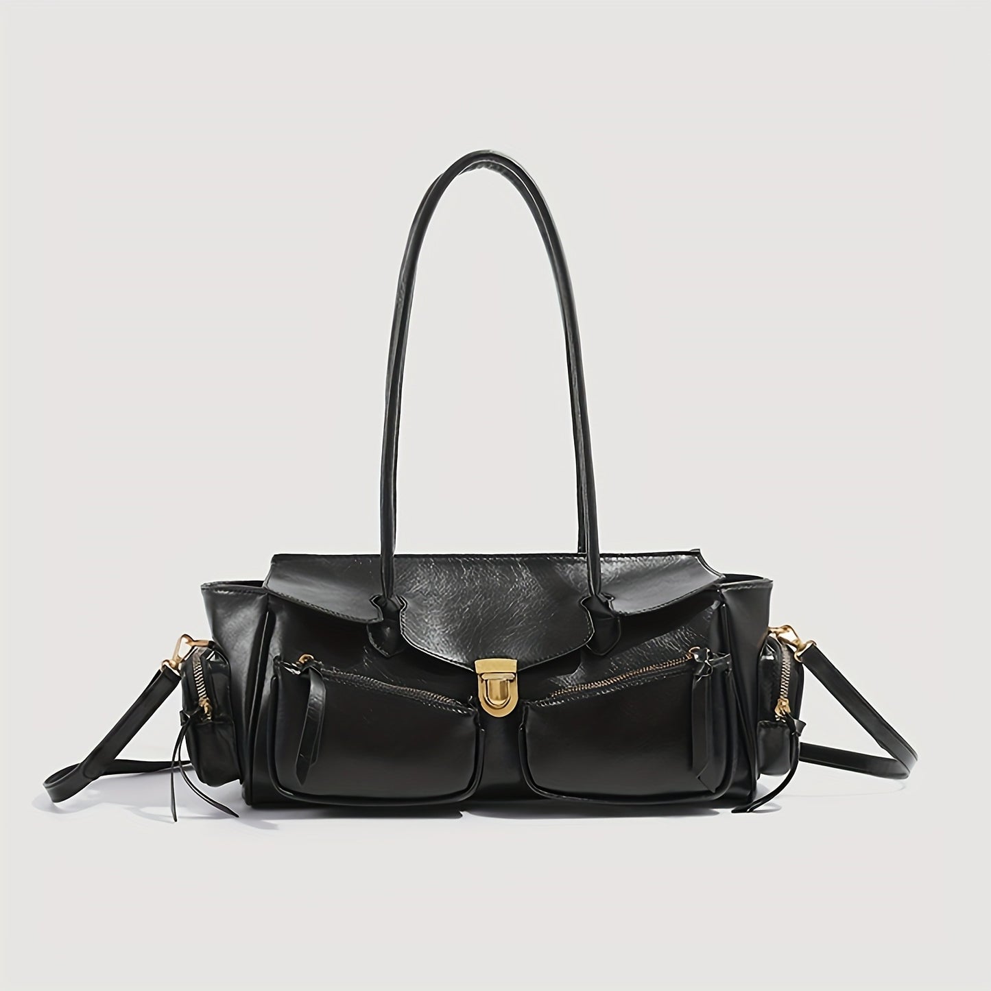 Women's Retro High Sense Hot Motorcycle One Underarm Women's Messenger Bag