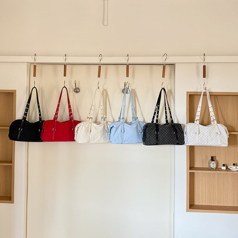Women's Korean Style Minority Fashion Single Underarm Versatile Daily Oversized Travel Bags