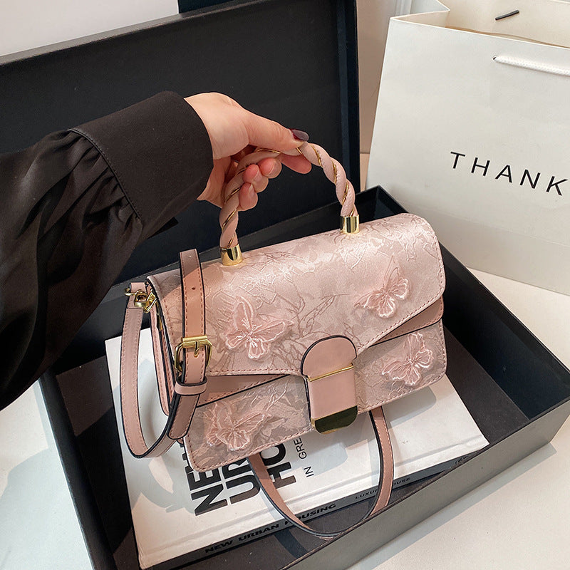 Women's Fashion Chain Spring Pure Color Trendy Small Square Bag