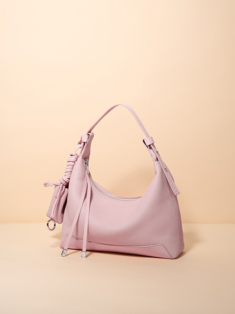 Women's First Layer Leather Large Capacity Mummy Dumpling Fashion Simple Women's Shoulder Bag