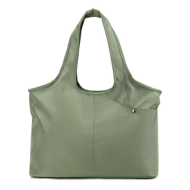 Women's Style Simple Large Capacity Lightweight Nylon Cloth Women's Shoulder Bag