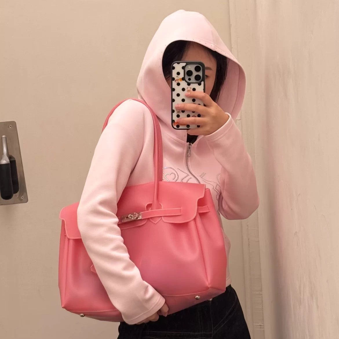 Women's Gel Summer Commuter Fashion Transparent Large Capacity Bags