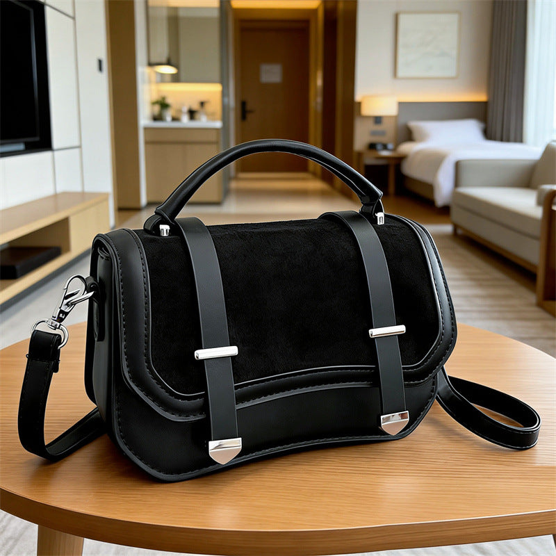 Women's Stitching Contrast Color Portable Advanced Texture Women's Shoulder Bag