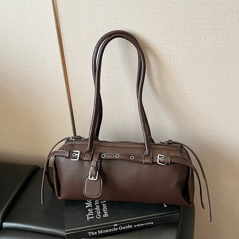 Underarm Female Niche Bowling High-grade Large Capacity Retro Women's Shoulder Bag