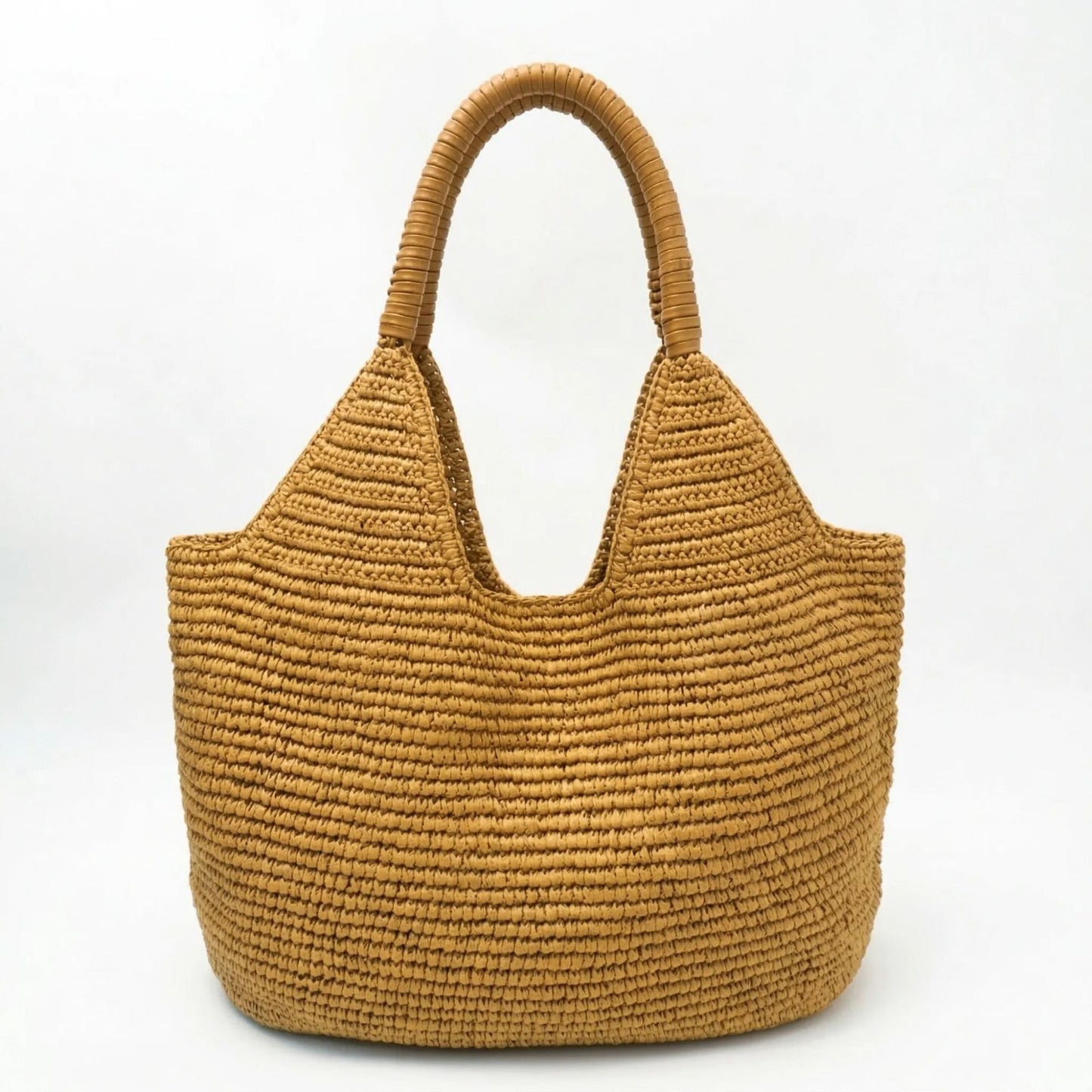 Women's High Sense Straw Hand-woven Large Capacity Seaside Bags