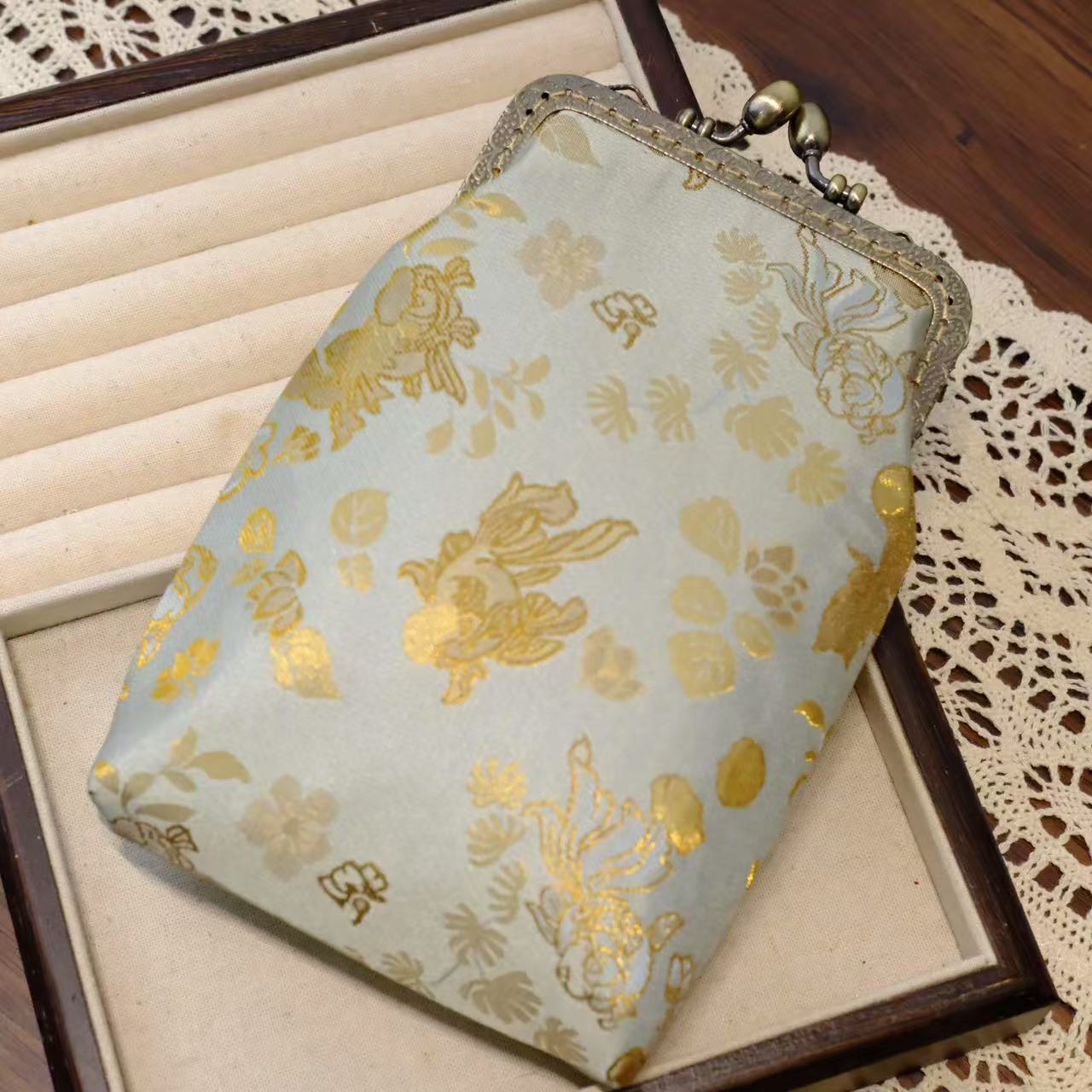 Retro Tassel Frame Handmade Ancient Style Female Purses