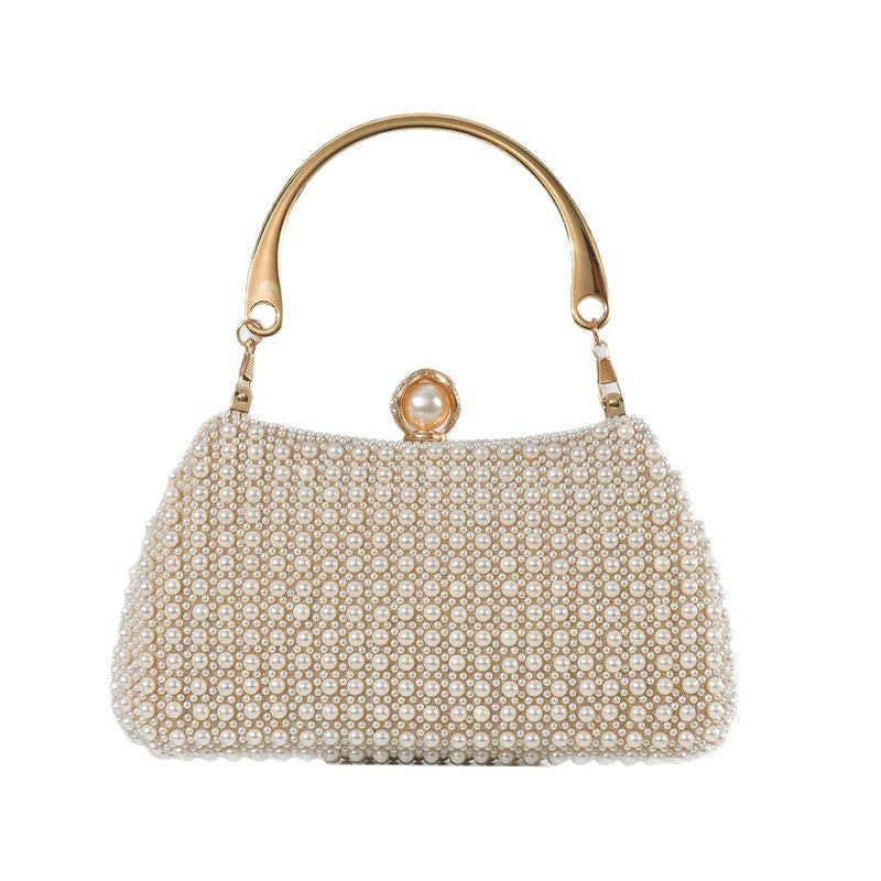Pearl Hand Banquet Dress Temperament High Dinner Bag